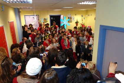 Тържество на Българското неделно училище в Солун към Атонската обител „Св. Вмчк Георги Зограф“ по повод на коледните и новогодишни празници